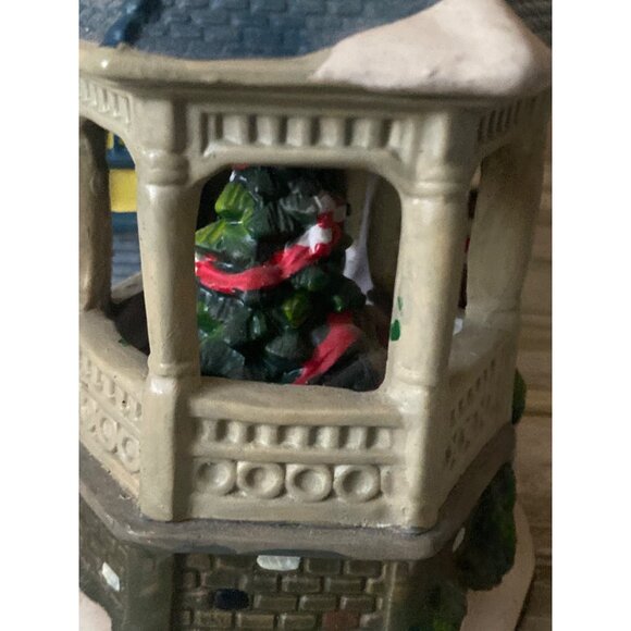 Mervyn's Village Square 2006 Victorian House Fiber Optic Lighted Building 2-Stor - Picture 15 of 17